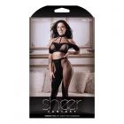 Sheer Missing You 2-piece Off-shoulder Crop Top & High-waist Leggings Black O/s Sex Toy Product