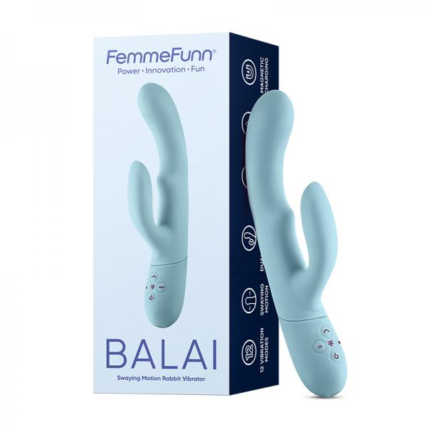 Femmefunn Balai Dual Stimulator Light Blue Sex Toy Product