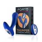 Forto Thumping Anal Vibrator Blue Sex Toy Product