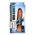 Big Shot 7 In. Vibrating Dildo With Remote Control Light Sex Toy Product