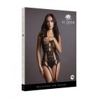 Shots Le Desir Lace Suspender Bodystocking Black O/s Sex Toy Product