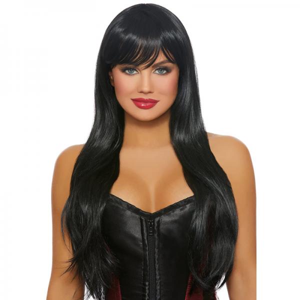 Long Straight Wig Black Sex Toy Product