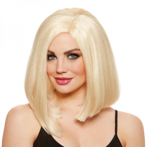 Mid-length Bob Wig Blonde Sex Toy Product