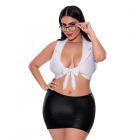 Magic Silk Dress Up Sexy Ceo Costume White Queen Size Sex Toy Product