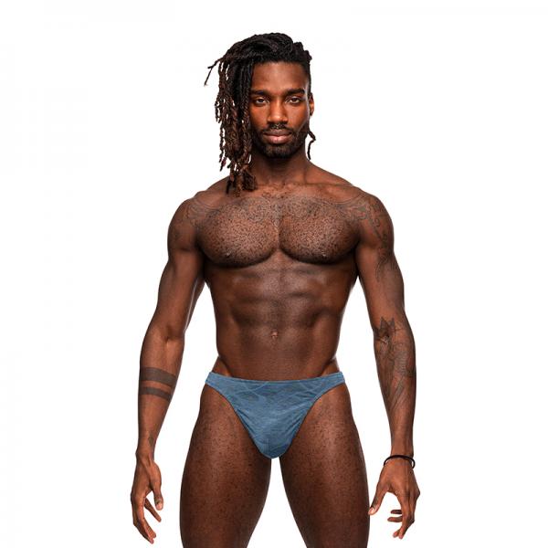Male Power Inter-mingle Bong V Thong Blue S/m Sex Toy Product
