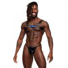 Male Power Men's Leather Aries Black/blue O/s Sex Toy Product