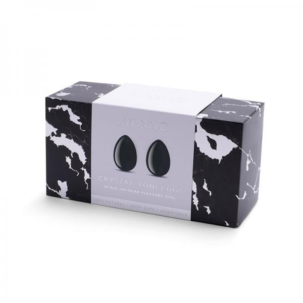 Le Wand Crystal Egg Black Obsidian Sex Toy Product