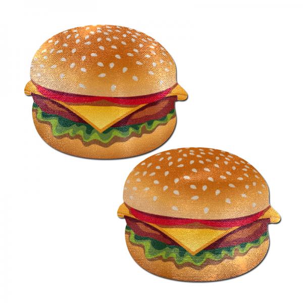 Pastease Burger: Delicious Cheeseburger Nipple Pasties Sex Toy Product