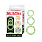Enhancer Green Glow Rings Set Of 3 Sex Toy Product