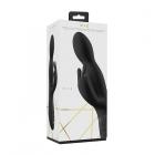 Vive Niva Rechargeable 360 Rotating Silicone Rabbit Vibrator Black Sex Toy Product