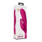 Vive Chou Rechargeable Silicone Rabbit Vibrator With Interchangeable Clitoral Sleeves Pink Sex Toy Product