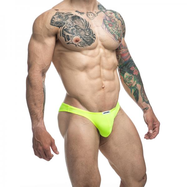 Malebasics Justin + Simon Classic Bikini Neon Green S Sex Toy Product