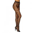Dreamgirl Abstract Knitted Fishnet Pantyhose Black O/s Sex Toy Product