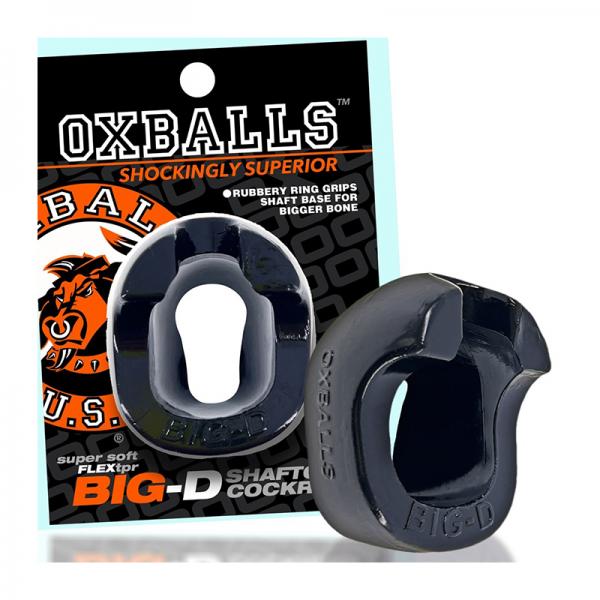 Oxballs Big-d Shaft Grip Cockring Black Sex Toy Product
