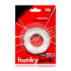 Hunkyjunk Fractal Tactile Cockring Clear Ice Sex Toy Product