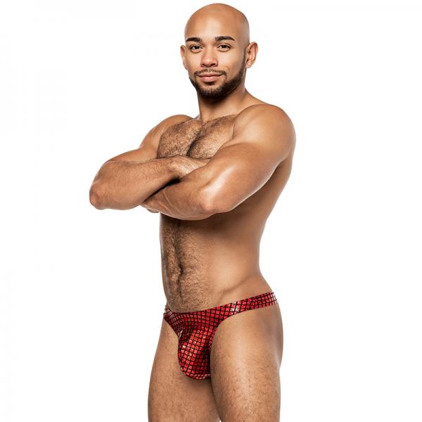 Male Power Disco Desire Bong Thong Black/red L/xl Sex Toy Product