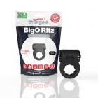 Screaming O Charged Big O Ritz Rechargeable Vibrating Silicone Cockring Black Sex Toy Product