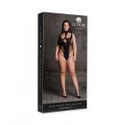 Shots Le Desir Shade Cyllene Xlviii Bodysuit With Turtleneck Black Queen Size Sex Toy Product