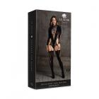 Shots Le Desir Shade Kalyke Xxiii Bodystocking With Turtleneck Black O/s Sex Toy Product