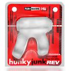 Hunkyjunk Revhammer Cock & Shaft Ring With Bullet Vibrator Clear Ice Sex Toy Product