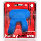 Hunkyjunk Revhammer Cock & Shaft Ring With Bullet Vibrator Teal Ice Sex Toy Product