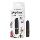Nasstoys Mystique Vibe Rechargeable Silicone Bullet Vibrator Black Sex Toy Product