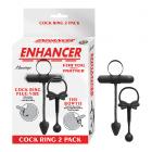 Enhancer Cockring 2 Pack Black Sex Toy Product