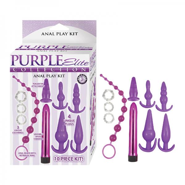 Purple Elite Collection Anal Play Kit Purple Sex Toy Product