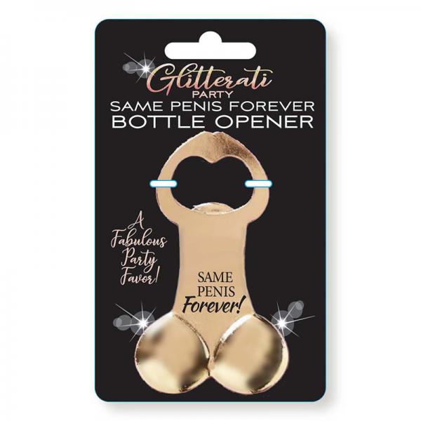Glitterati Party Same Penis Forever Bottle Opener Sex Toy Product