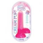 Cotton Candy Cream Puff 7 In. Silicone Dildo Pink Sex Toy Product