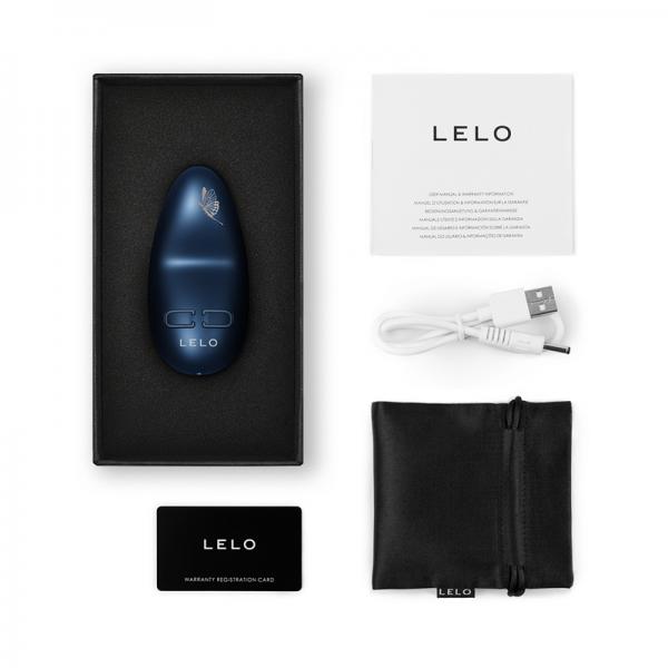 Lelo Nea 3 Mini Silicone Vibrator Alien Blue Sex Toy Product