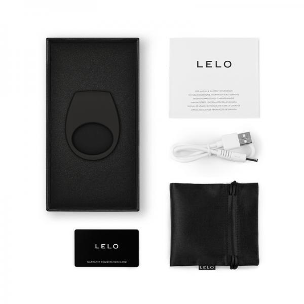 Lelo Tor 3 Vibrating Cockring Black Sex Toy Product