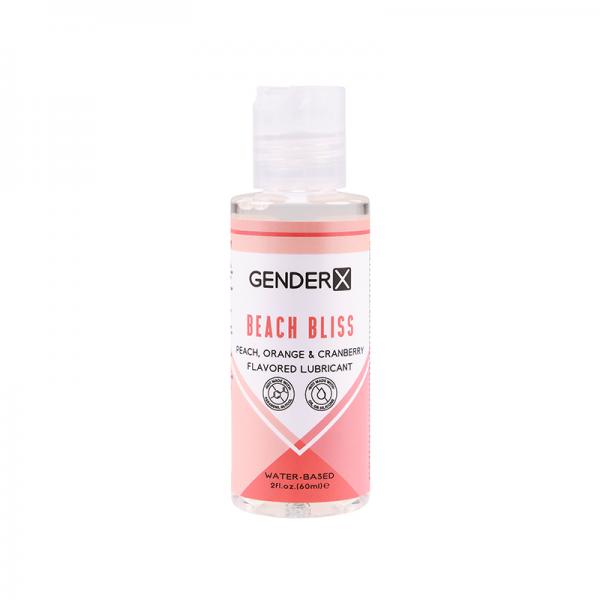 Gender X Beach Bliss Peach, Orange & Cranberry Flavored Water-based Lubricant 2 Oz. Sex Toy Product
