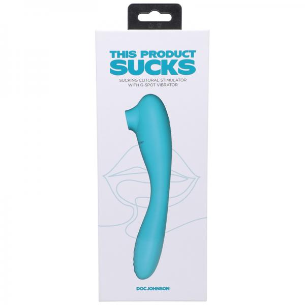 This Product Sucks Rechargeable Bendable Dual Ended Silicone Sucking Clitoral Stimulator & G-spot Vi Sex Toy Product