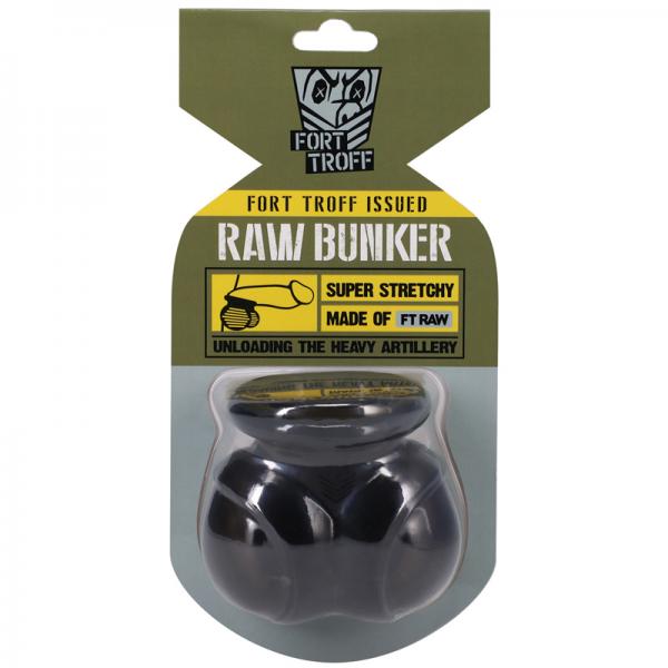 Fort Troff Artillery Raw Bunker Ball Sheath Clear Black Sex Toy Product