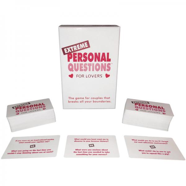 Extreme Personal Questions For Lovers Game Sex Toy Product