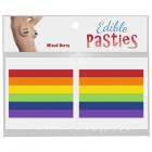 Edible Pride Flag Pasties Mixed Berry Sex Toy Product