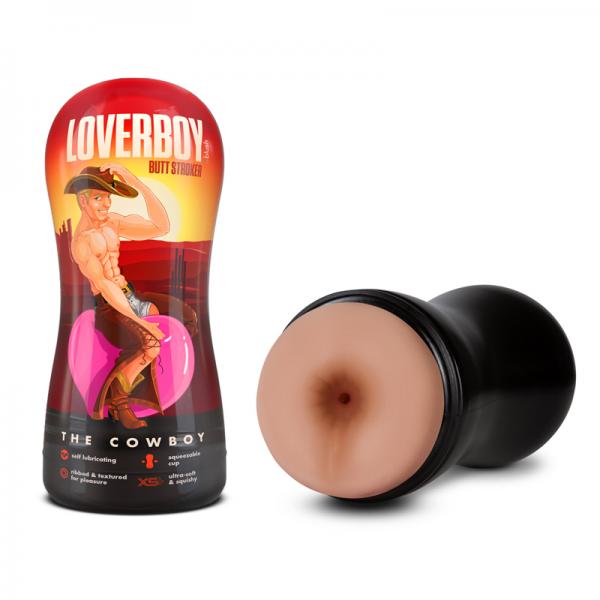 Loverboy The Cowboy Self-lubricating Anal Stroker Beige Sex Toy Product