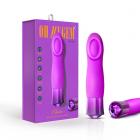 Blush Oh My Gem Charm Rechargeable Warming Silicone Cupped Vibrator Amethyst Sex Toy Product