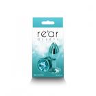 Rear Assets Metal Anal Plug Small Teal Sex Toy Product