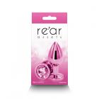 Rear Assets Metal Anal Plug Medium Pink Sex Toy Product