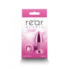 Rear Assets Petite Metal Anal Plug Pink Sex Toy Product