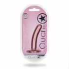 Shots Ouch! Smooth Silicone 5 In. G-spot Dildo Rose Gold Sex Toy Product