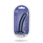 Shots Ouch! Smooth Silicone 6 In. G-spot Dildo Metallic Blue Sex Toy Product