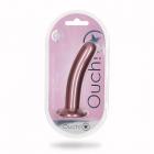 Shots Ouch! Smooth Silicone 6 In. G-spot Dildo Rose Gold Sex Toy Product