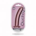 Shots Ouch! Smooth Silicone 7 In. G-spot Dildo Rose Gold Sex Toy Product