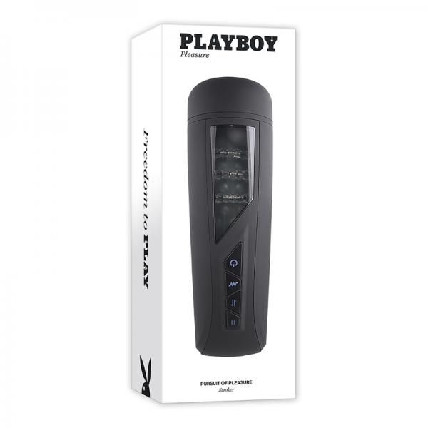Playboy Pursuit Of Pleasure Rechargeable Vibrating Beaded Stroker Sex Toy Product
