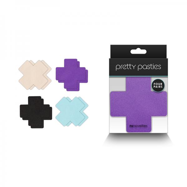 Pretty Pasties Cross I Assorted 4 Pair Sex Toy Product