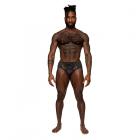 Male Power Sassy Lace Bikini Solid Pouch Black S Sex Toy Product