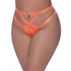 Magic Silk Rude Awakening Cheeky Panty Neon Orange Queen Size Sex Toy Product